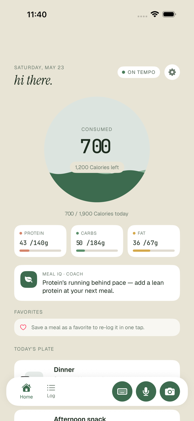 Today at a glance